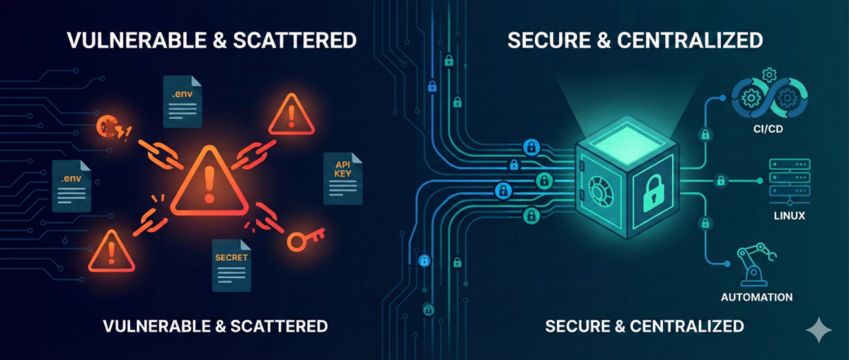 Secrets Management in DevOps — From .env Files to Enterprise-Grade Control